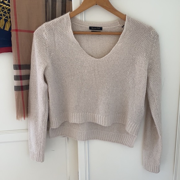 Massimo Dutti Italian Yarn Scoop Neck Sweater - Picture 12 of 12